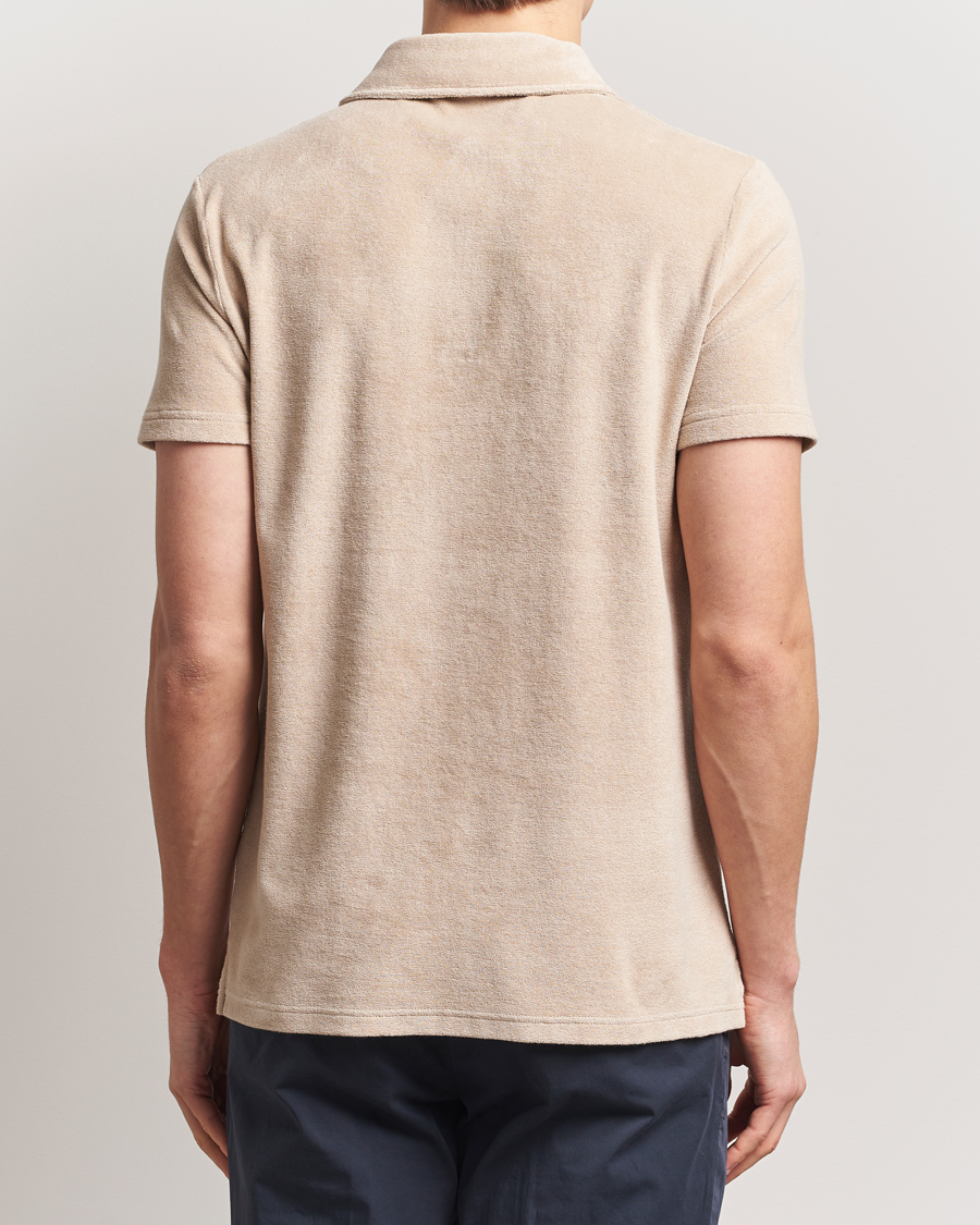 Herren | Poloshirts | Altea | Terry Cotton Polo Beige