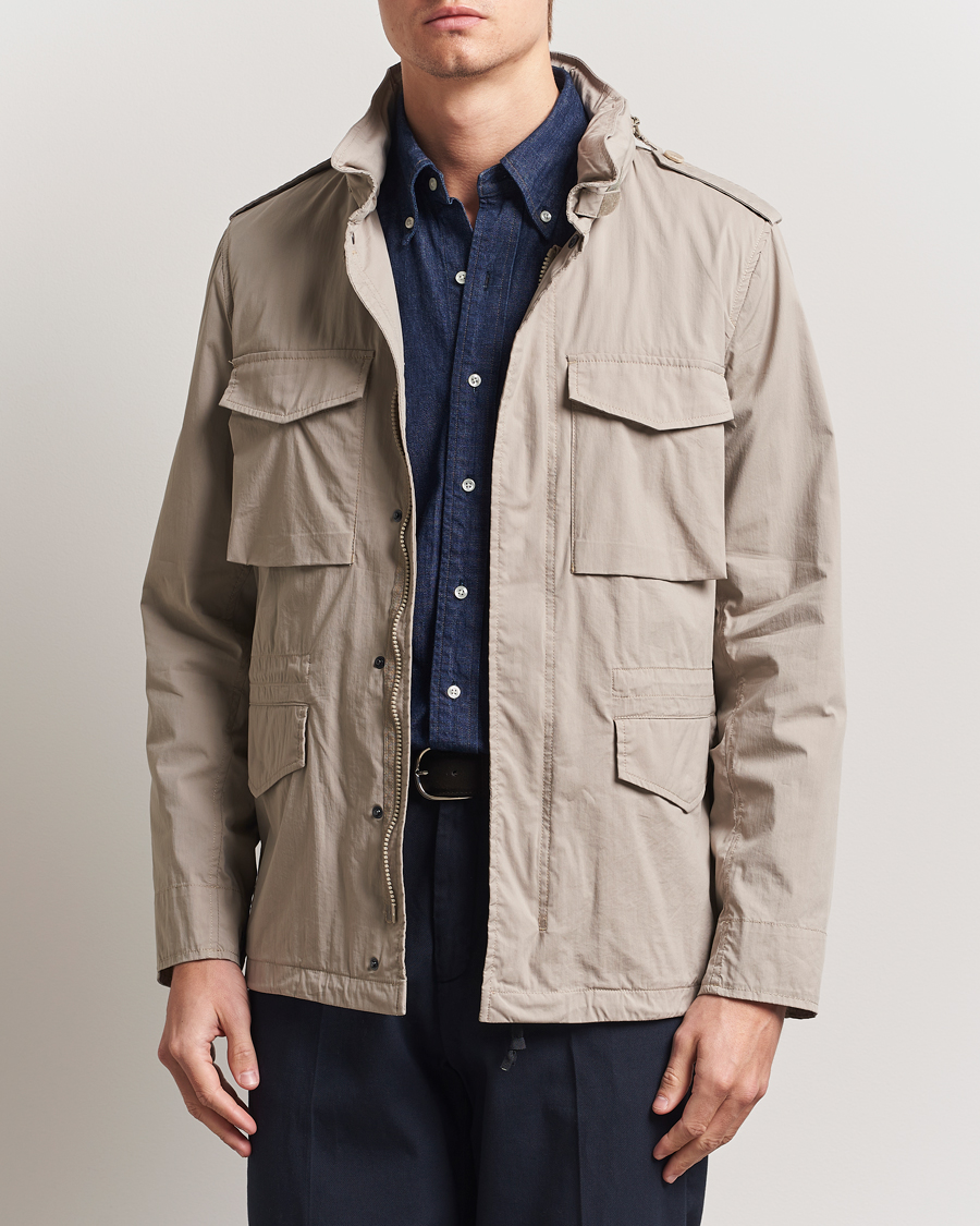 Herren | Jacken | Aspesi | Lightweight Cotton Field Jacket Beige
