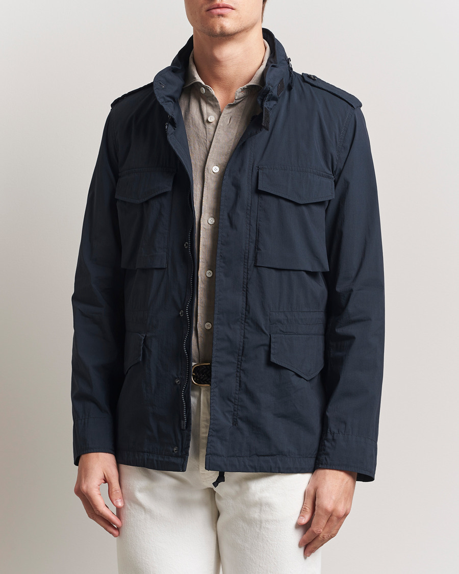 Herren | Jacken | Aspesi | Lightweight Cotton Field Jacket Navy