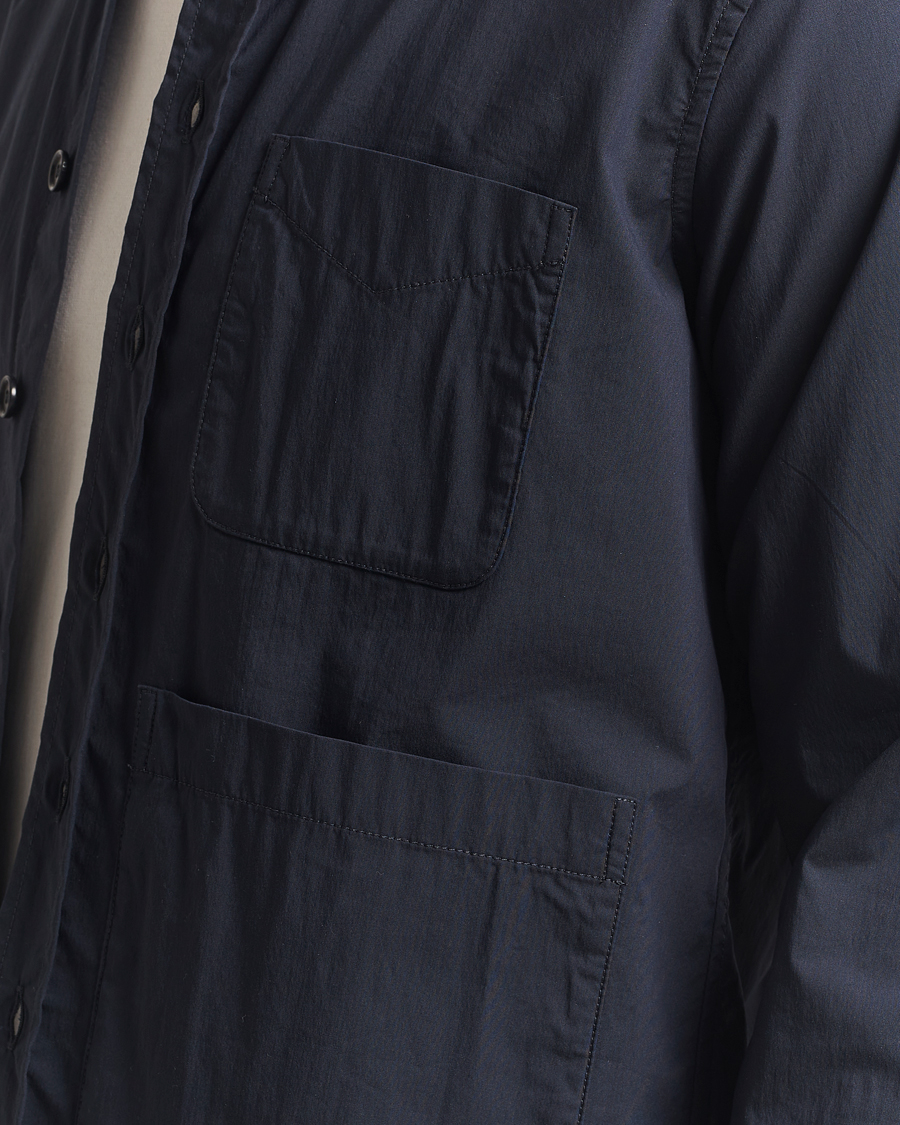 Herren | Hemden | Aspesi | Technical Cotton Utility Shirt Navy