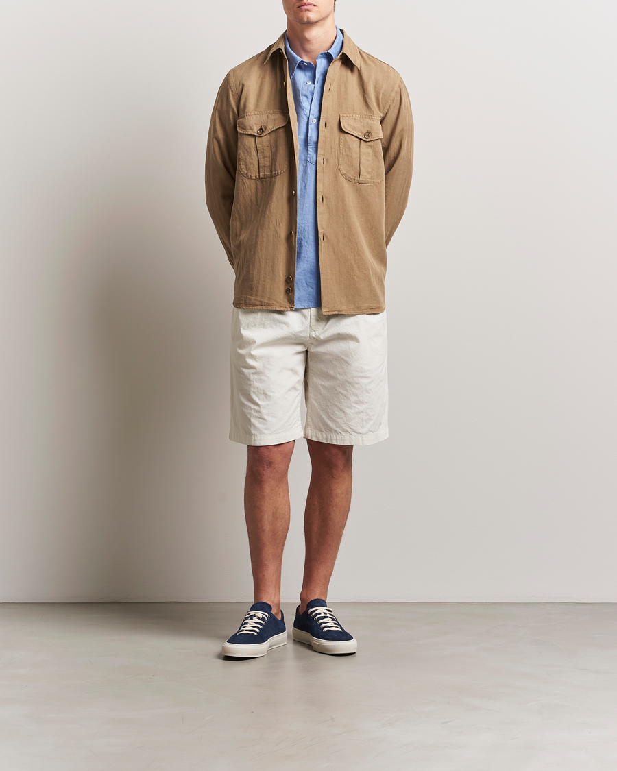 Herren | Hemden | Aspesi | Double Pocket Overshirt Off White