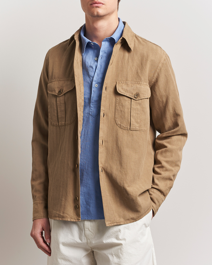 Herren | Hemden | Aspesi | Double Pocket Overshirt Off White