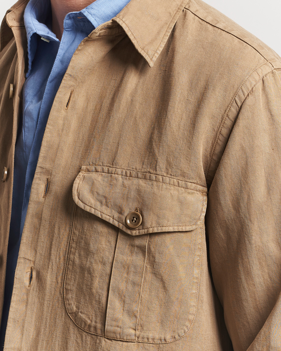 Herren | Hemden | Aspesi | Double Pocket Overshirt Off White