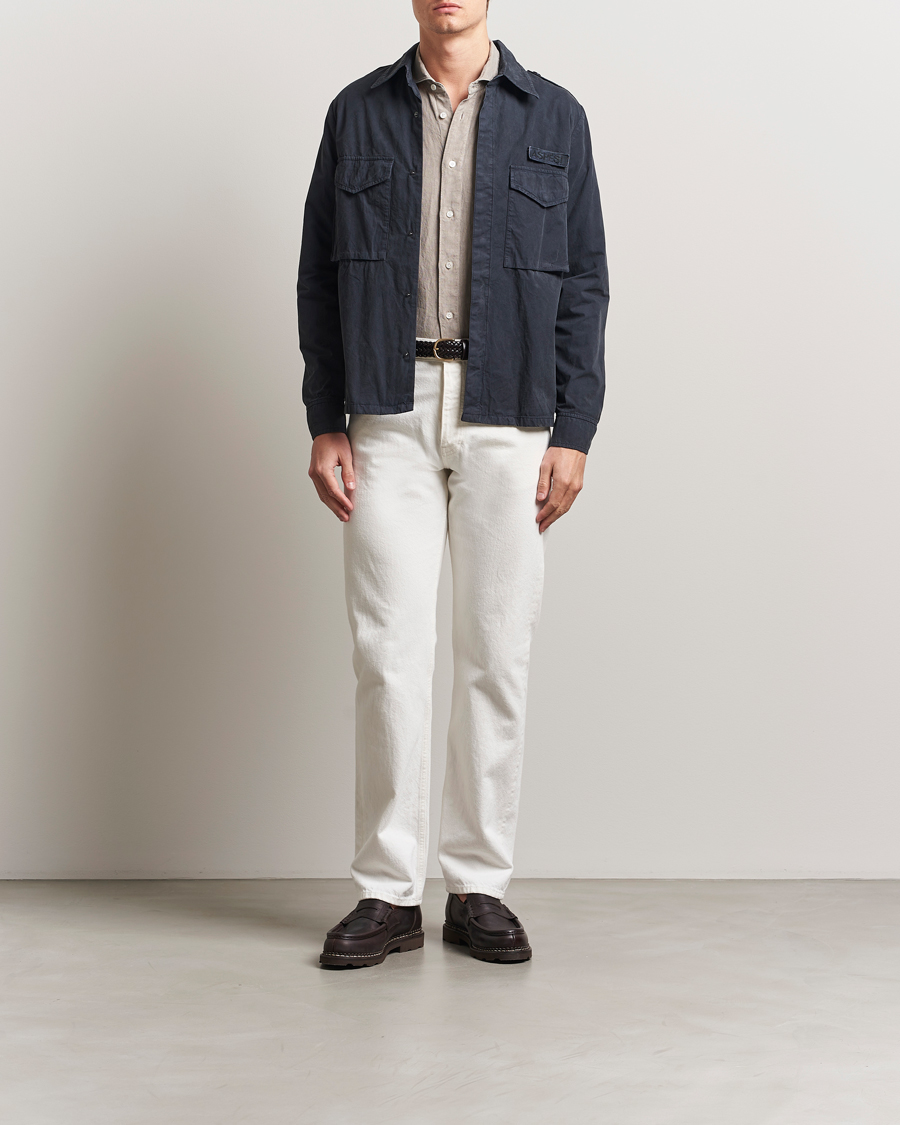 Herren | Jacken | Aspesi | Cotton Field Shirt Navy