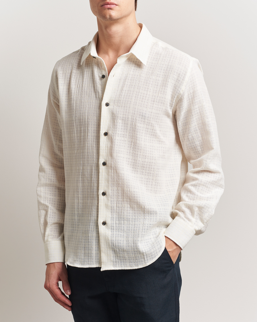 Herren | Hemden | Peregrine | Cotton Resort Shirt White