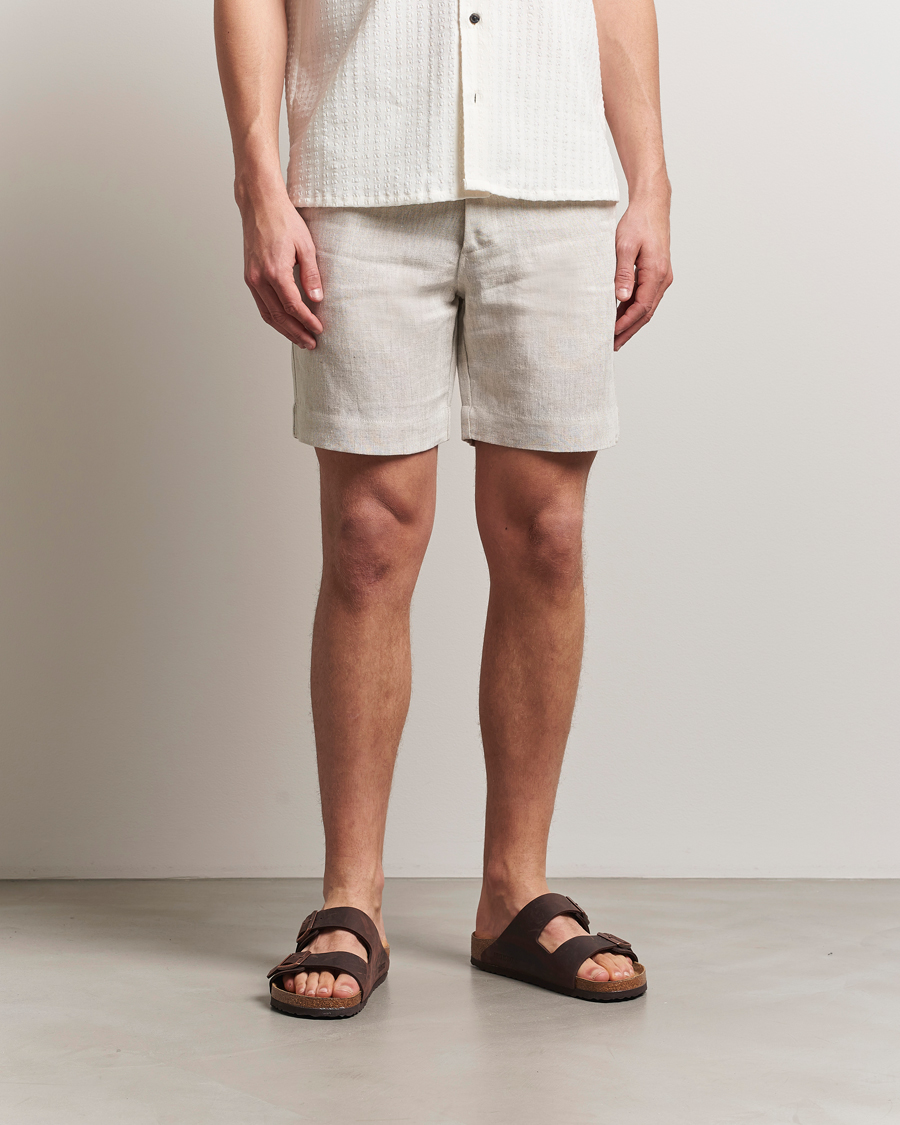 Herren | Shorts | Peregrine | Grange Linen Shorts Natural