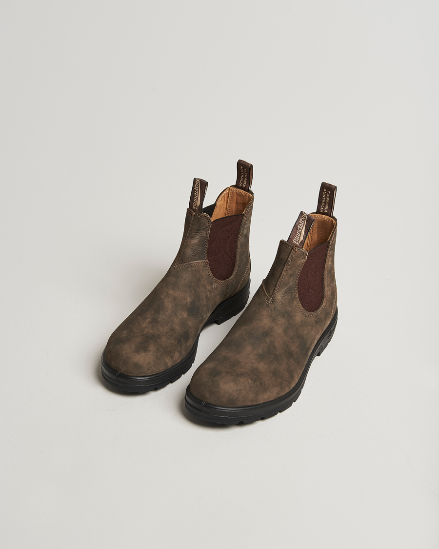 Herren | Boots | Blundstone | 585 Original Leather Chelsea Boot Rustic Brown