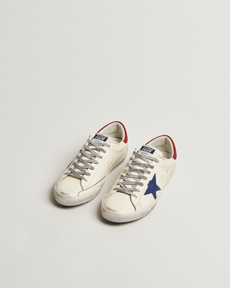 Herren | Sneaker | Golden Goose | Super-Star Sneakers White/Blue