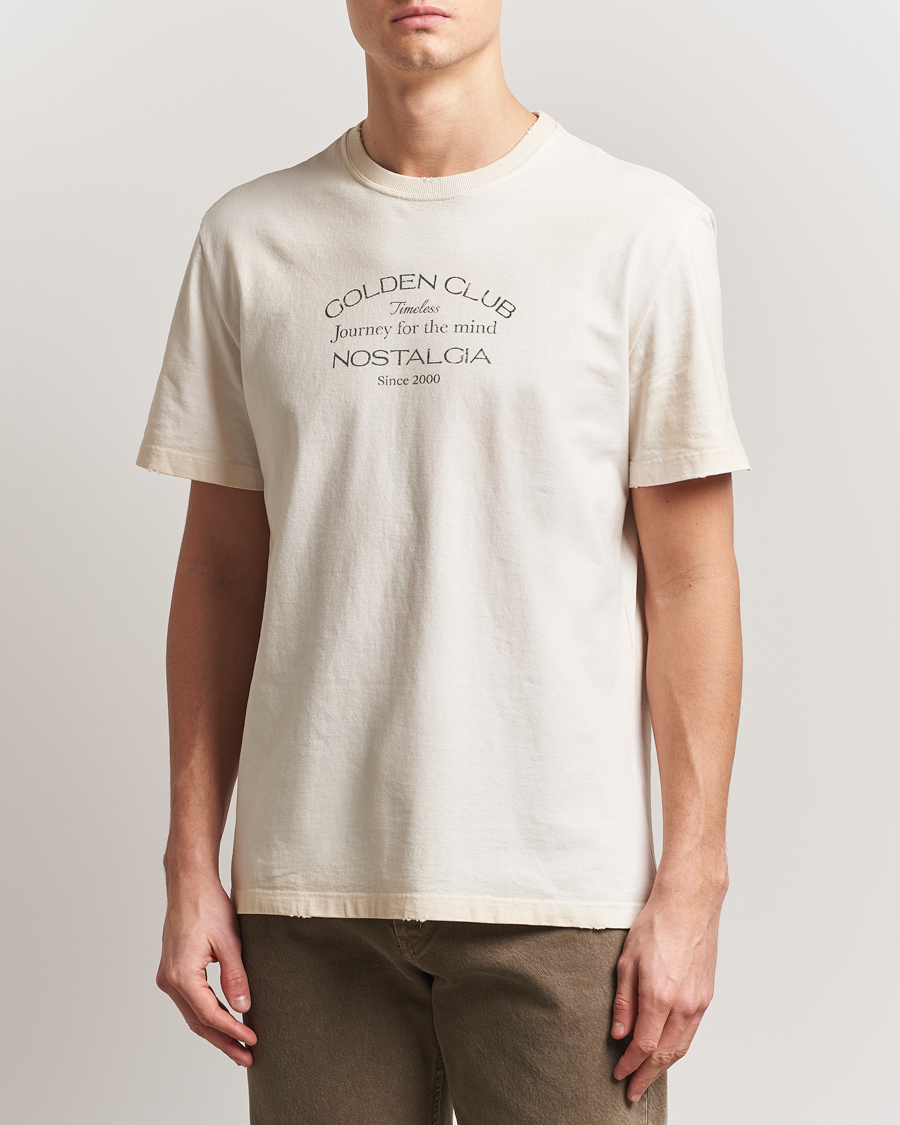 Herren | T-Shirts | Golden Goose | Short Sleeve Journey T-Shirt Heritage White