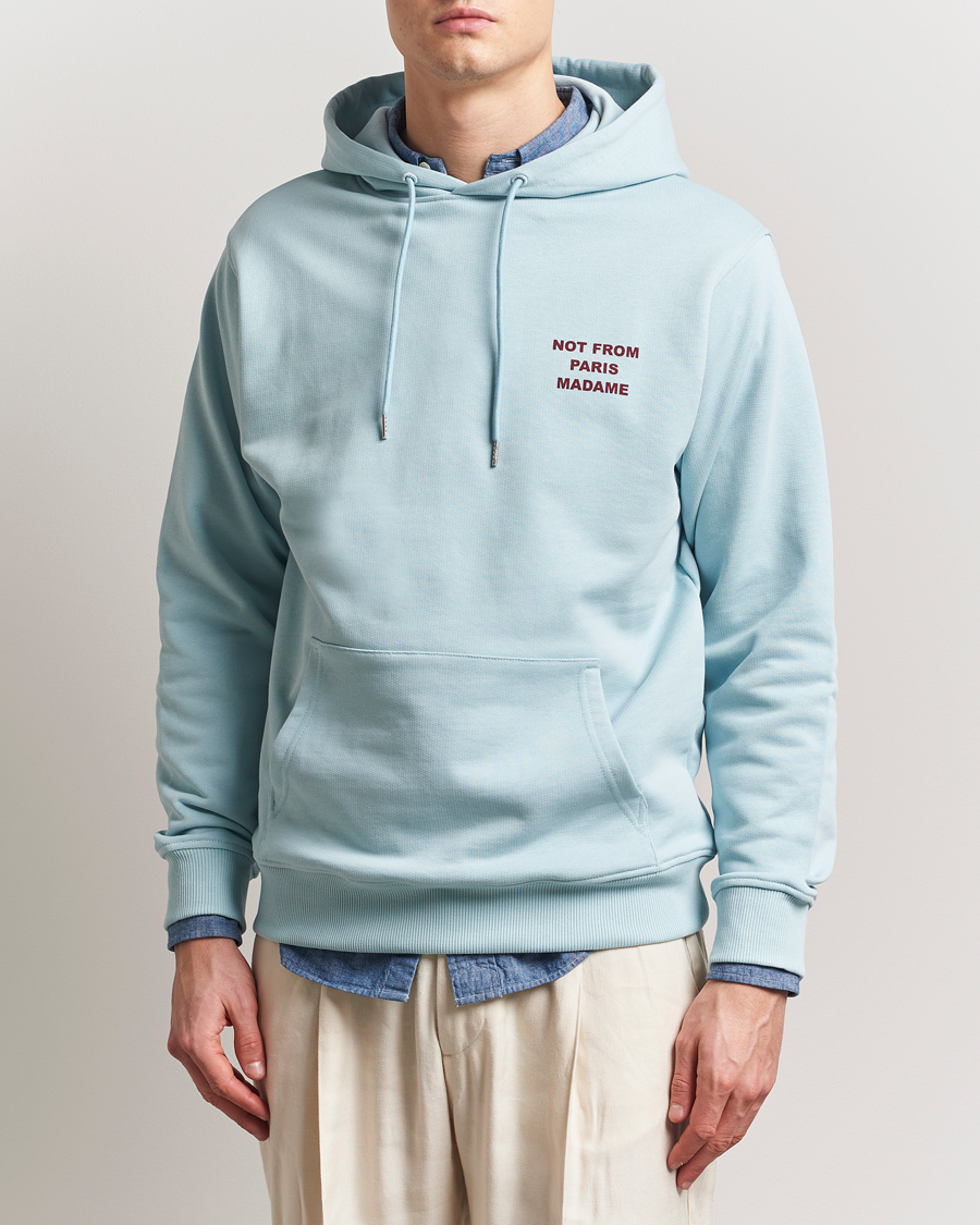 Herren | Pullover | Drôle de Monsieur | Slogan Hoodie Light Blue