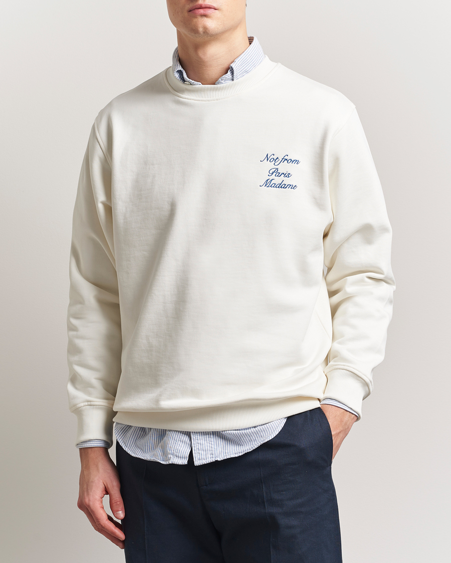 Herren | Pullover | Drôle de Monsieur | Slogan Sweatshirt Off White