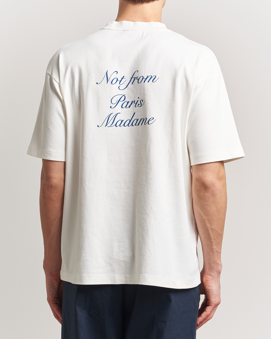 Herren | T-Shirts | Drôle de Monsieur | Slogan Cursive T-Shirt Off White