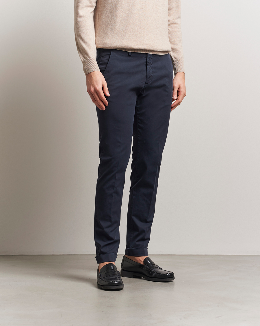 Herren | Hosen | Briglia 1949 | Slim Fit Cotton Chinos Navy