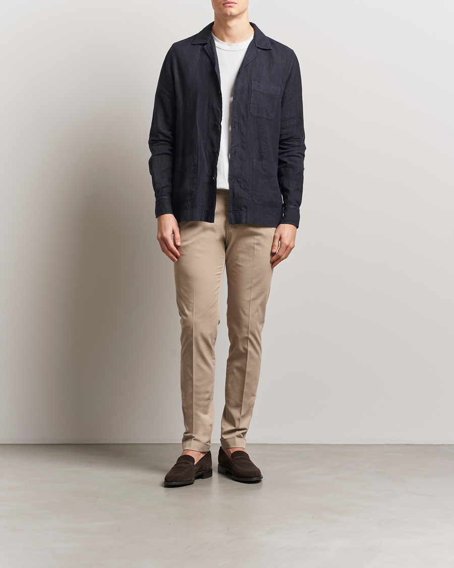 Herren | Hosen | Briglia 1949 | Slim Fit Cotton Chinos Taupe