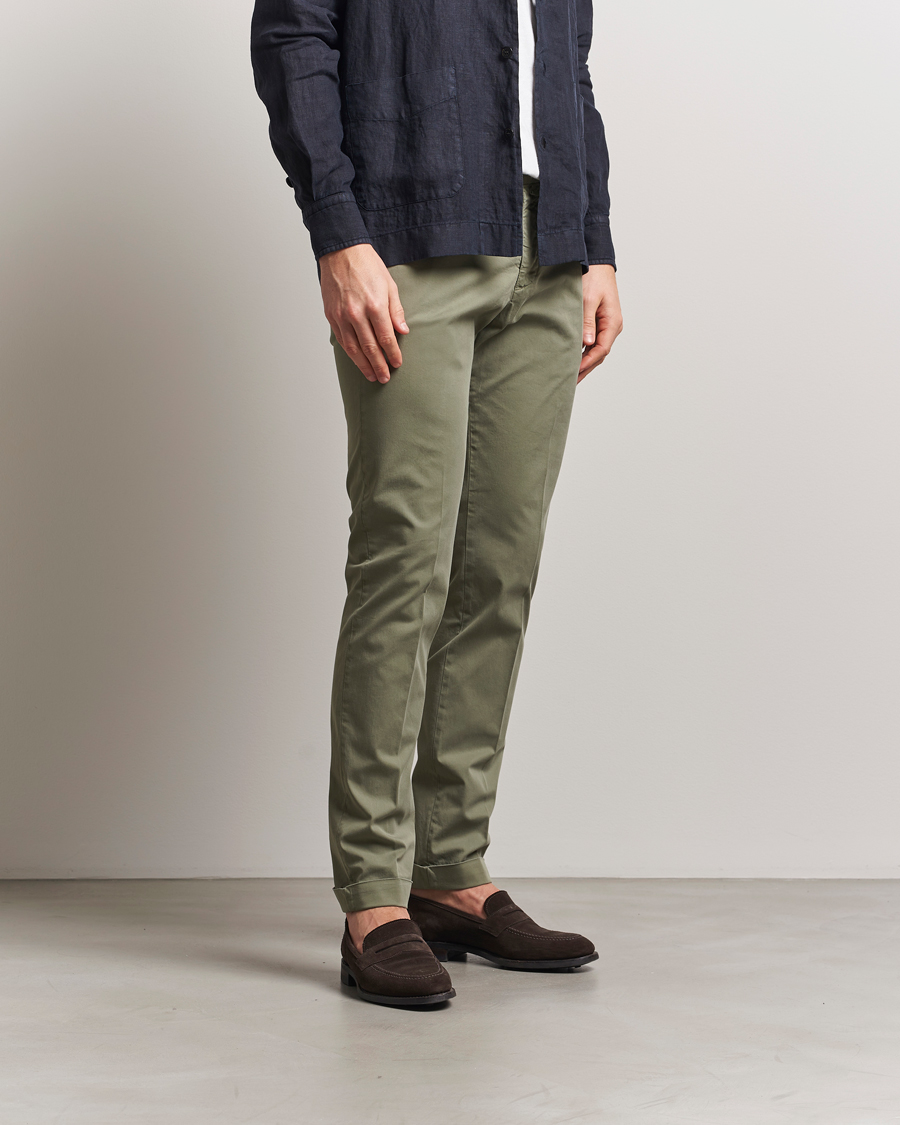 Herren | Hosen | Briglia 1949 | Slim Fit Cotton Chinos Olive