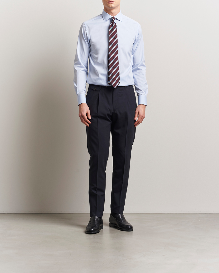 Herren | Hemden | Brioni | Classic Dress Shirt Light Blue