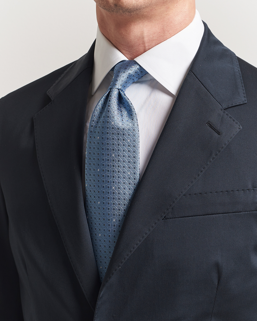 Herren | Krawatten | Brioni | Jacquard Silk Tie Light Blue