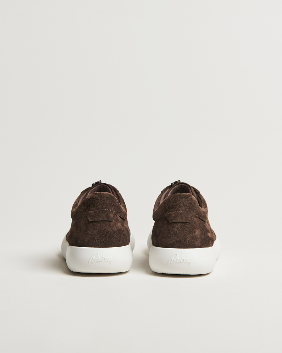Herren | Sneaker | Brioni | Cassetta Sneakers Dark Brown Suede