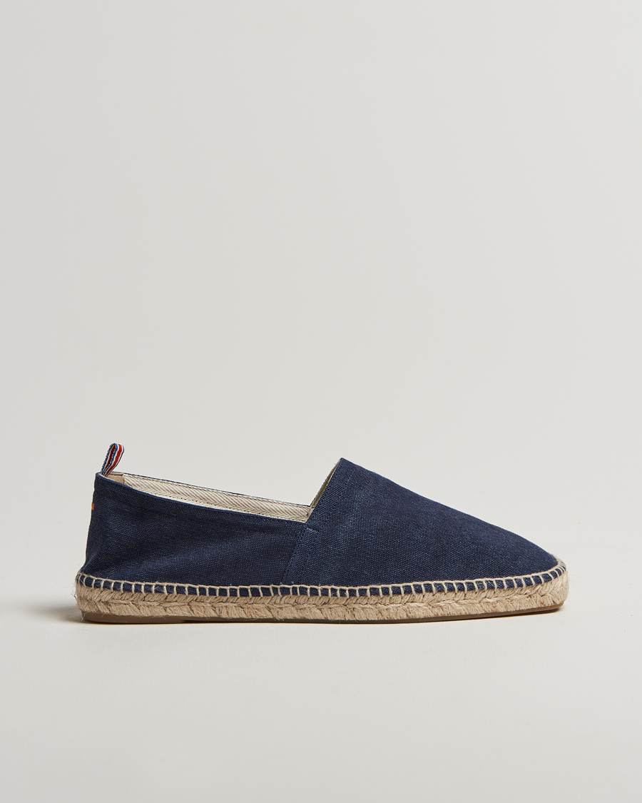 Herren | Espadrillo | Castañer | Pablo Washed Canvas Espadrilles Azul Marino
