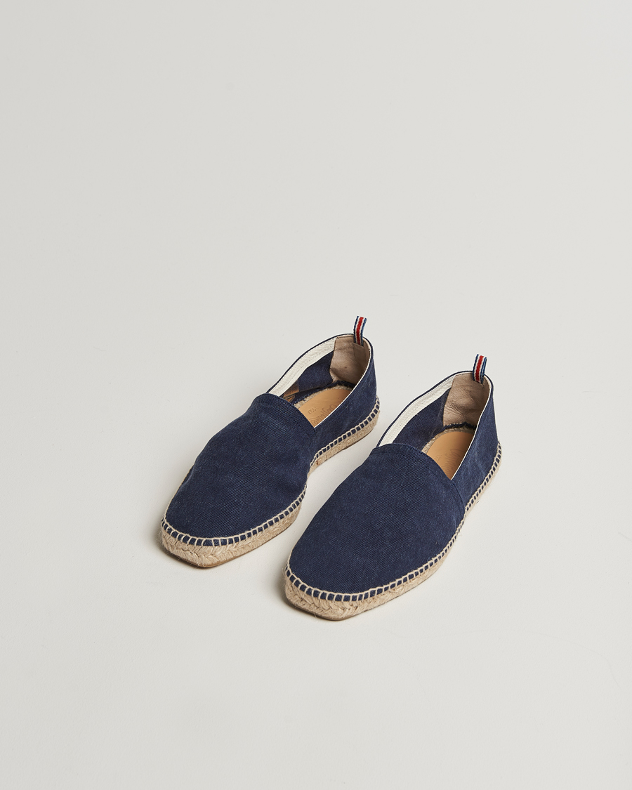 Herren | Espadrillo | Castañer | Pablo Washed Canvas Espadrilles Azul Marino