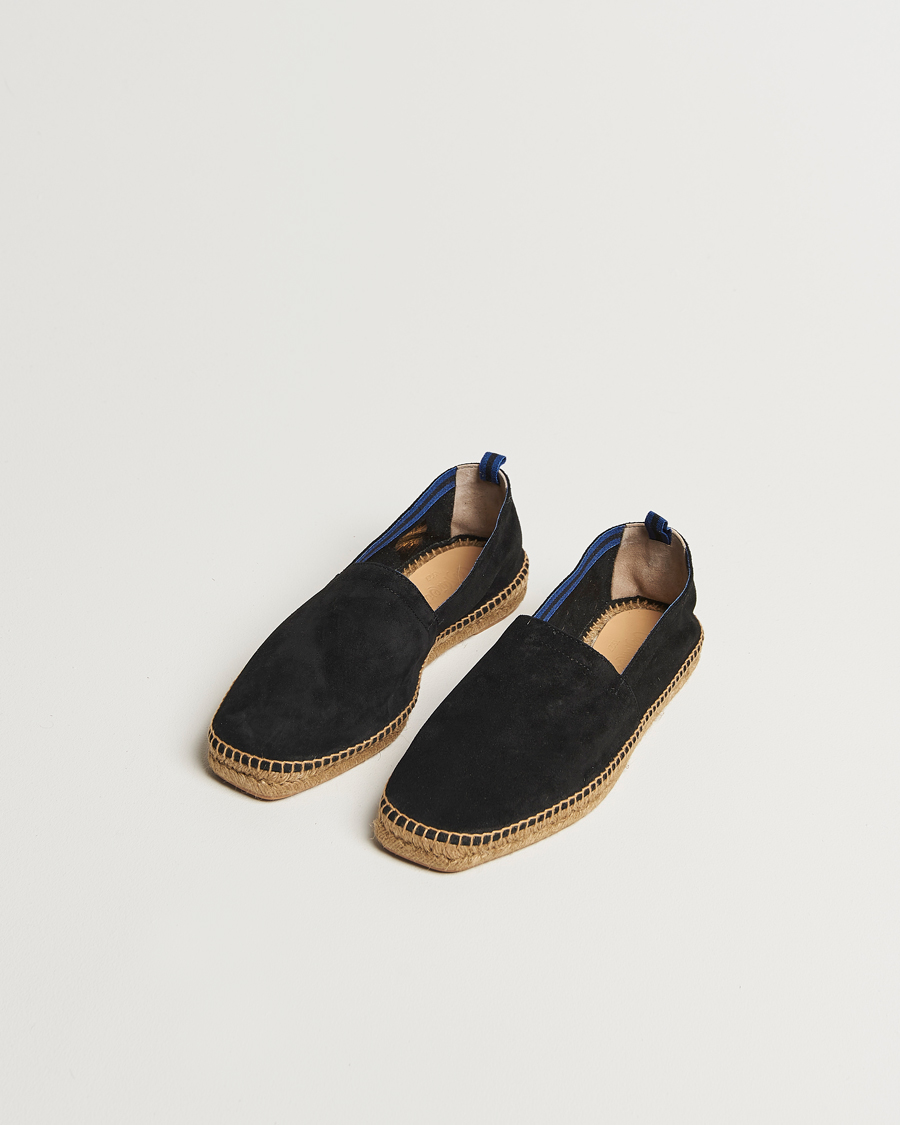 Herren | Espadrillo | Castañer | Pablo Casual Suede Espadrilles Negro