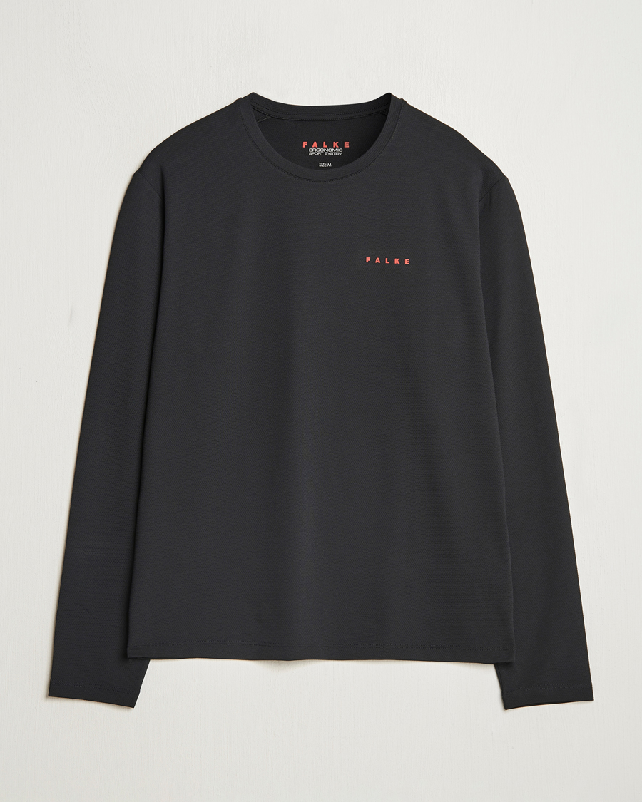 Herren | T-Shirts | Falke Sport | Perform Better Longsleeve T-Shirt Black