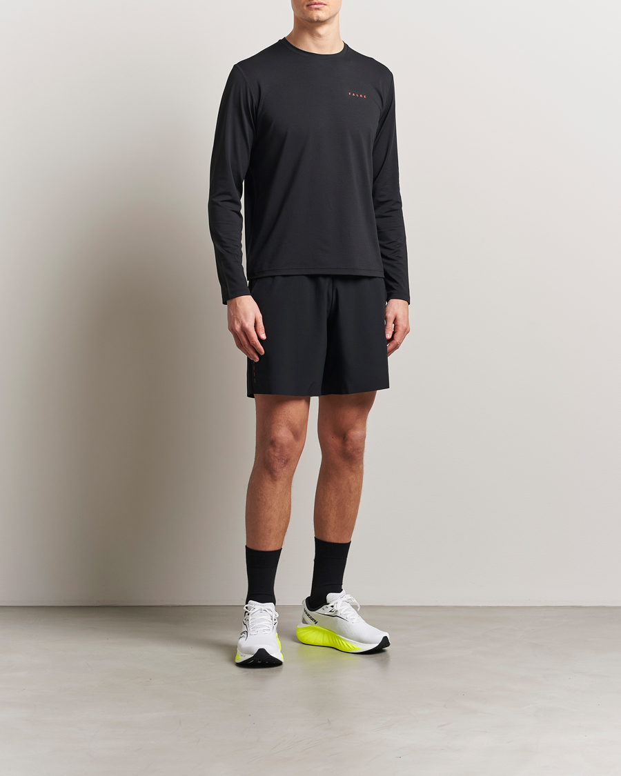 Herren | T-Shirts | Falke Sport | Perform Better Longsleeve T-Shirt Black