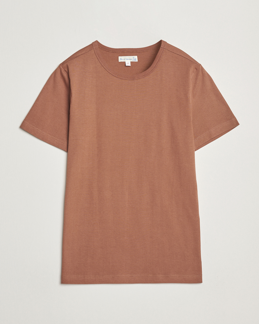 Herren | T-Shirts | Merz b. Schwanen | 1950s Classic Loopwheeled Nut