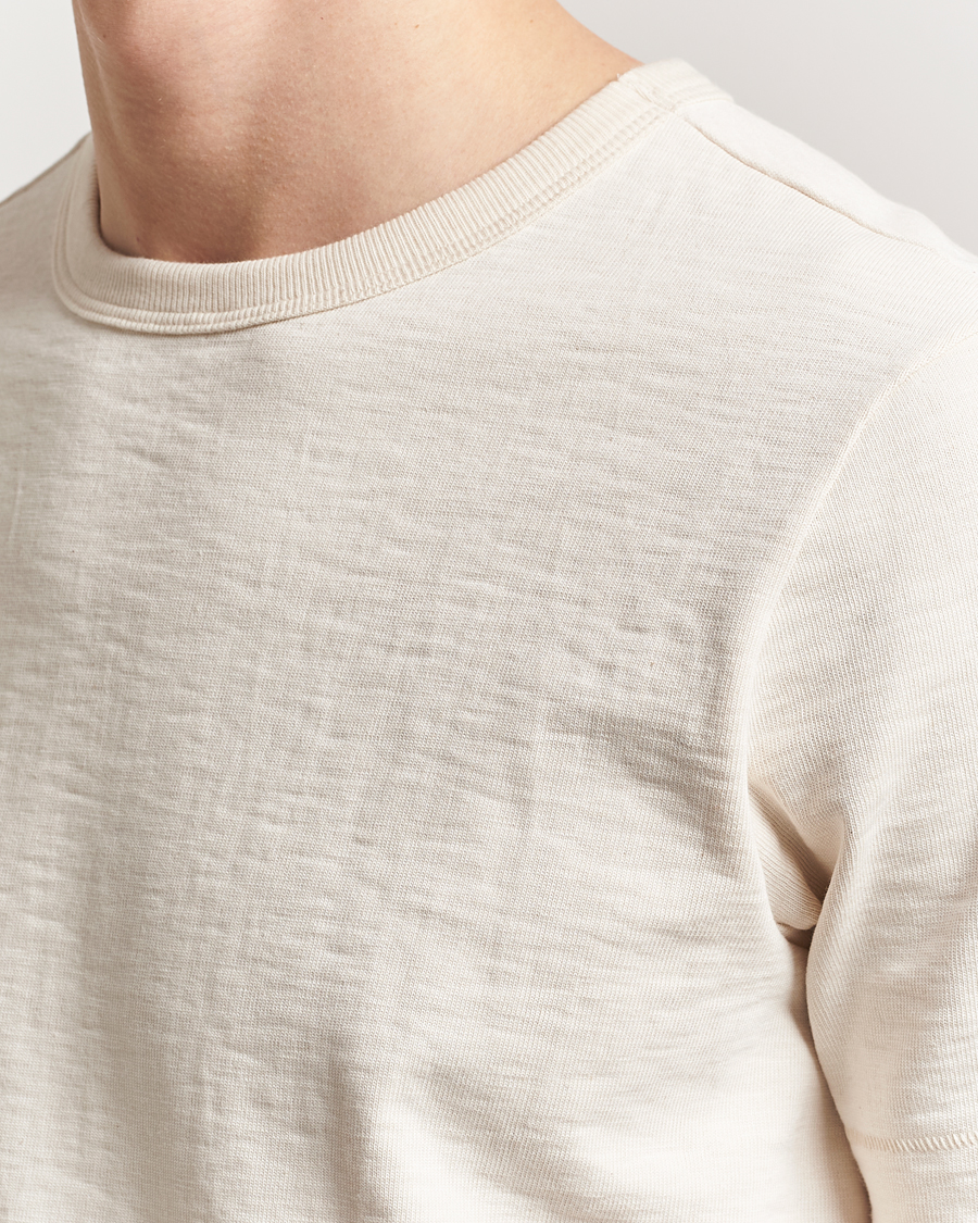 Herren | T-Shirts | Merz b. Schwanen | Relaxed Fit Loopwheeled Heavy T-Shirt Nature