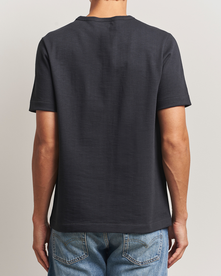 Herren | T-Shirts | Merz b. Schwanen | Relaxed Fit Loopwheeled Heavy T-Shirt Charcoal