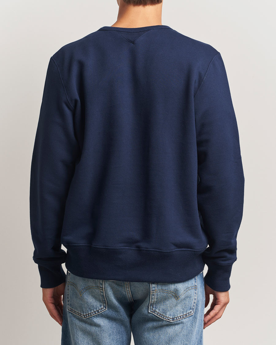 Herren | Pullover | Merz b. Schwanen | Sturdy Loopback Fleece Sweatshirt Ink Blue