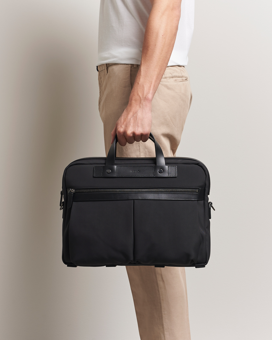 Herren | Taschen | Mismo | M/S Nylon Office Eclipse Black/Black