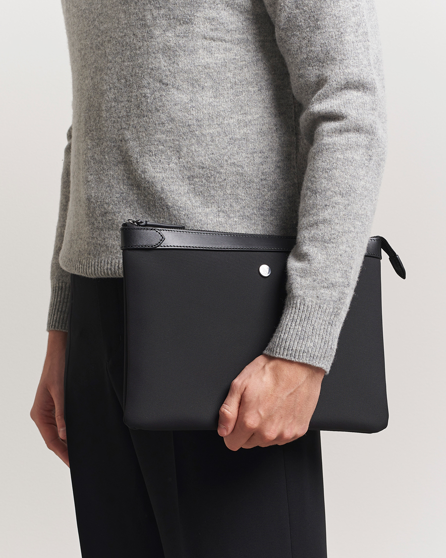 Herren | Taschen | Mismo | M/S Nylon Pouch Large Eclipse Black/Black