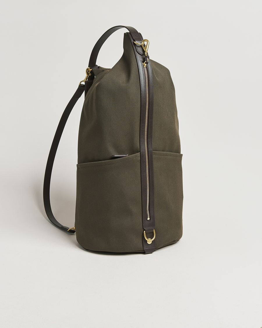 Herren | Taschen | Mismo | M/S Carpet Bag Army/Dark Brown