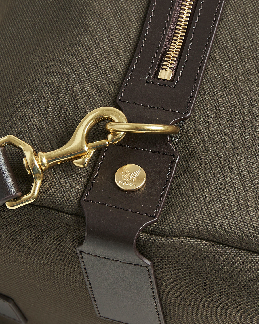 Herren | Taschen | Mismo | M/S Carpet Bag Army/Dark Brown