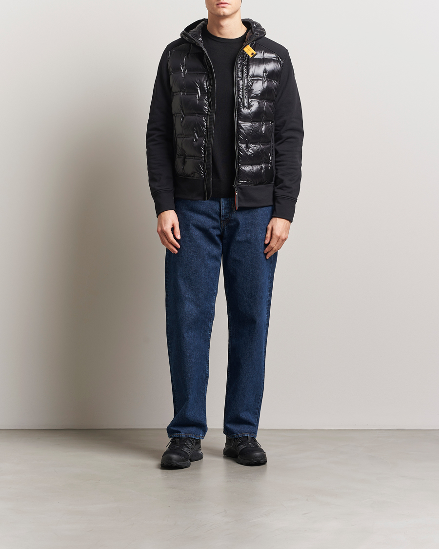 Herren | Jacken | Parajumpers | Faron Techno Hybrid Hooded Jacket Black