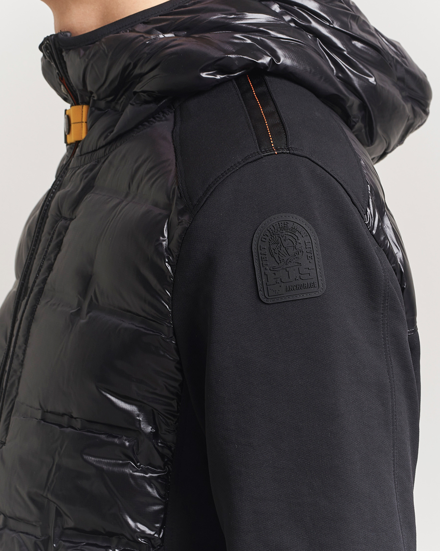 Herren | Jacken | Parajumpers | Faron Techno Hybrid Hooded Jacket Black