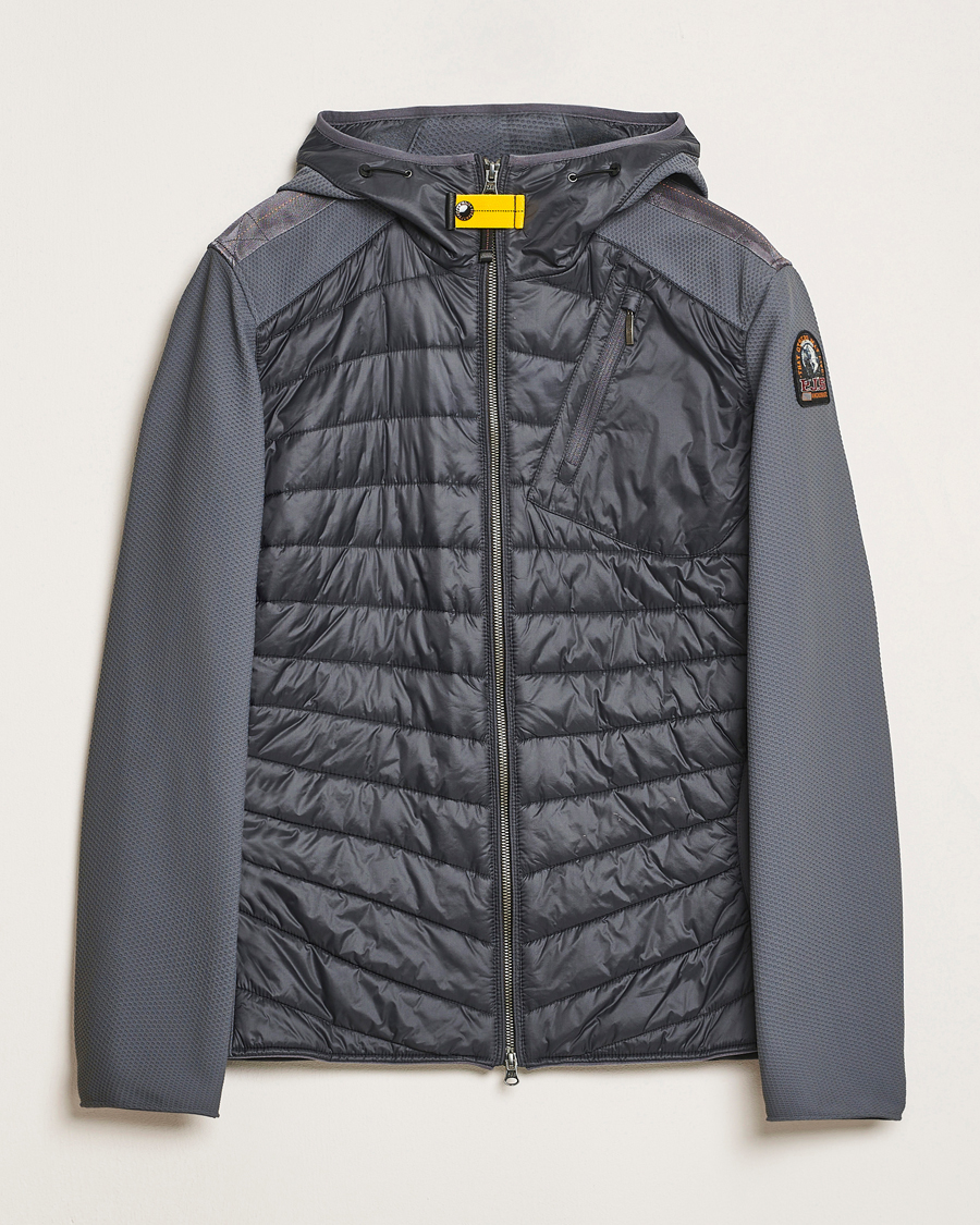 Herren | Jacken | Parajumpers | Nolan Mesh Hooded Hybrid Gargoyle