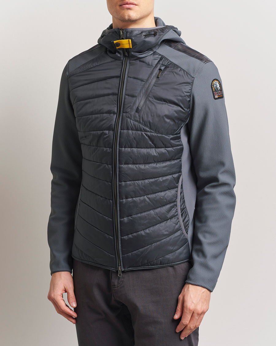 Herren | Jacken | Parajumpers | Nolan Mesh Hooded Hybrid Gargoyle