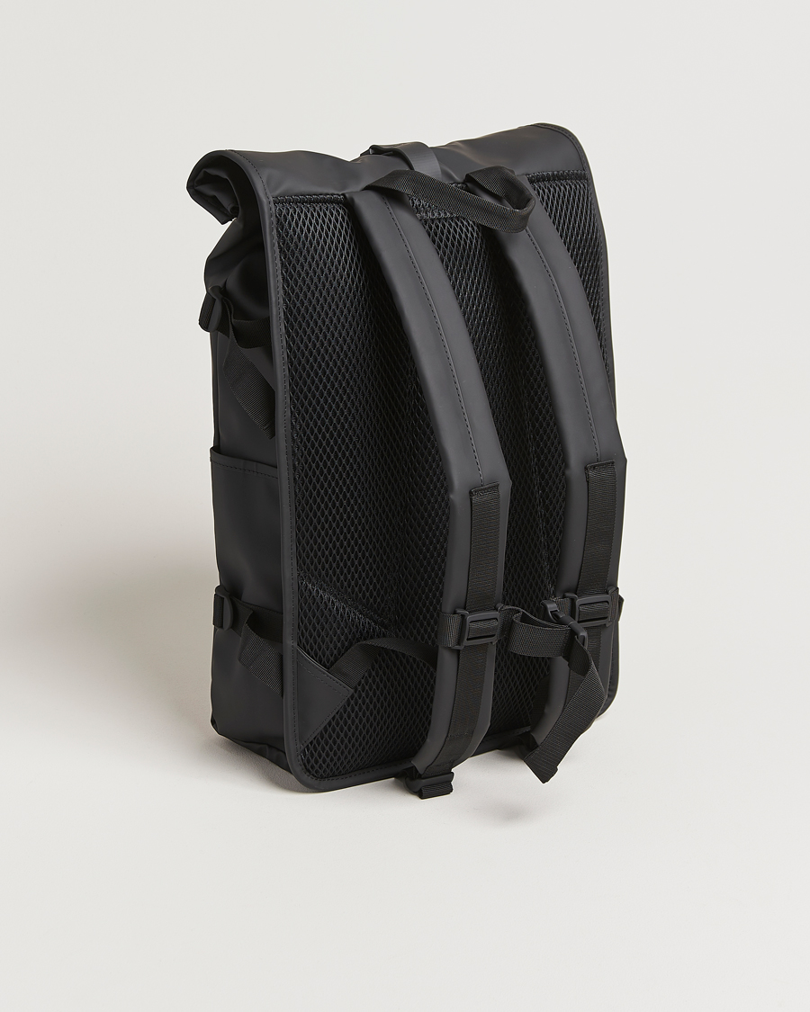 Herren | Taschen | RAINS | Rolltop Large Rucksack Black
