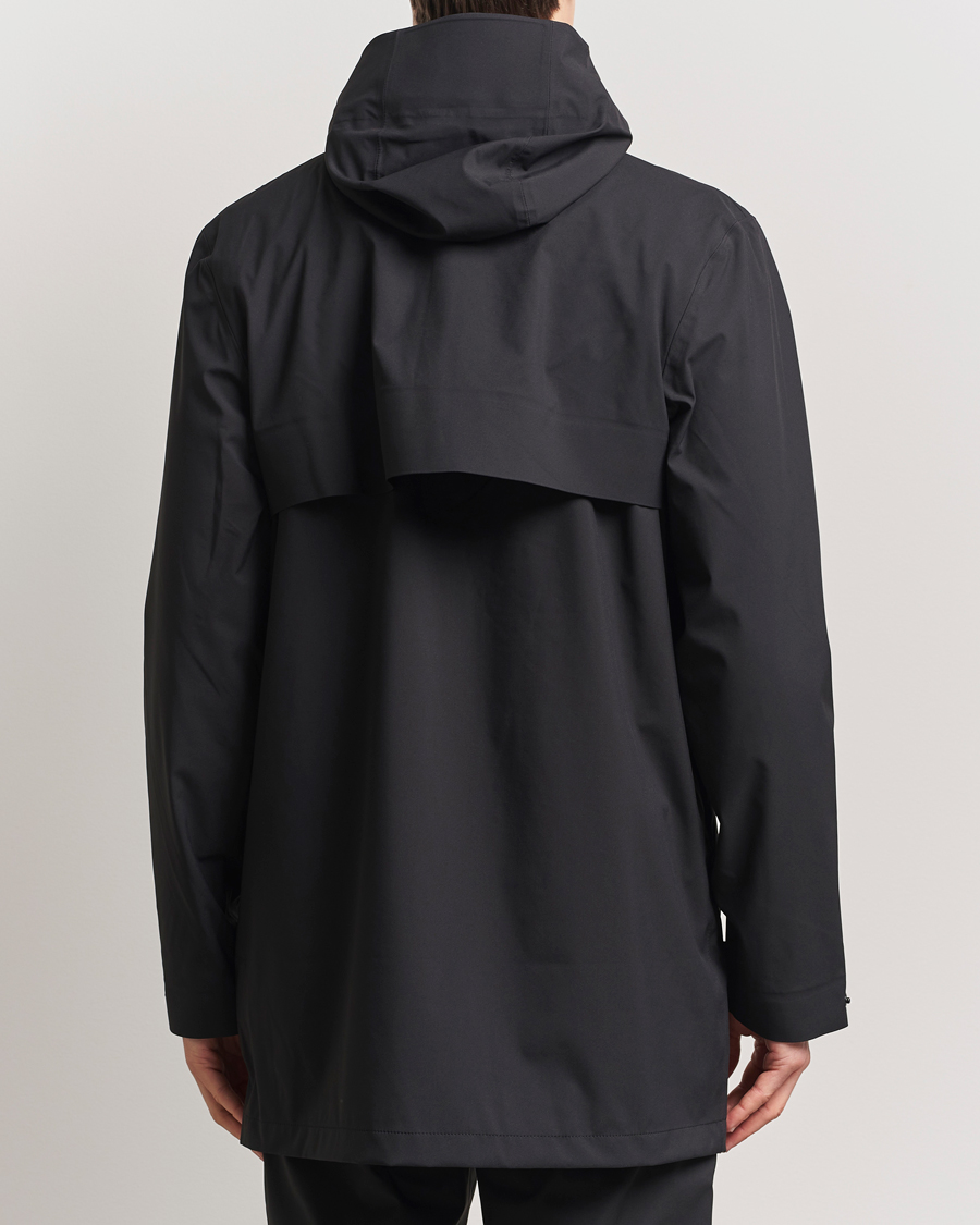 Herren | Jacken | RAINS | Suva Hooded Waterproof Long Jacket Black