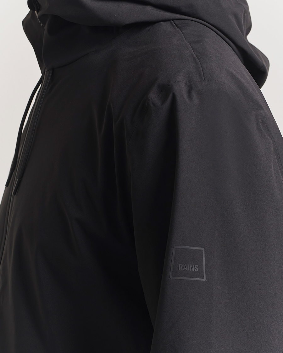 Herren | Jacken | RAINS | Suva Hooded Waterproof Long Jacket Black