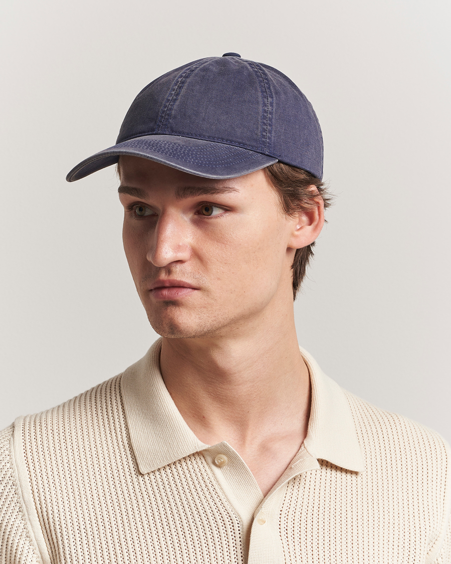 Herren | Hüte & Mützen | Varsity Headwear | Washed Cotton Baseball Cap Navy