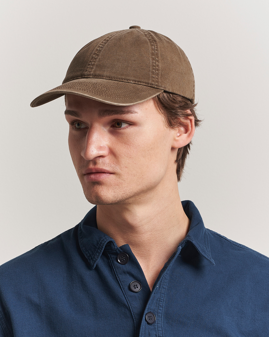 Herren | Hüte & Mützen | Varsity Headwear | Washed Cotton Baseball Cap Beige