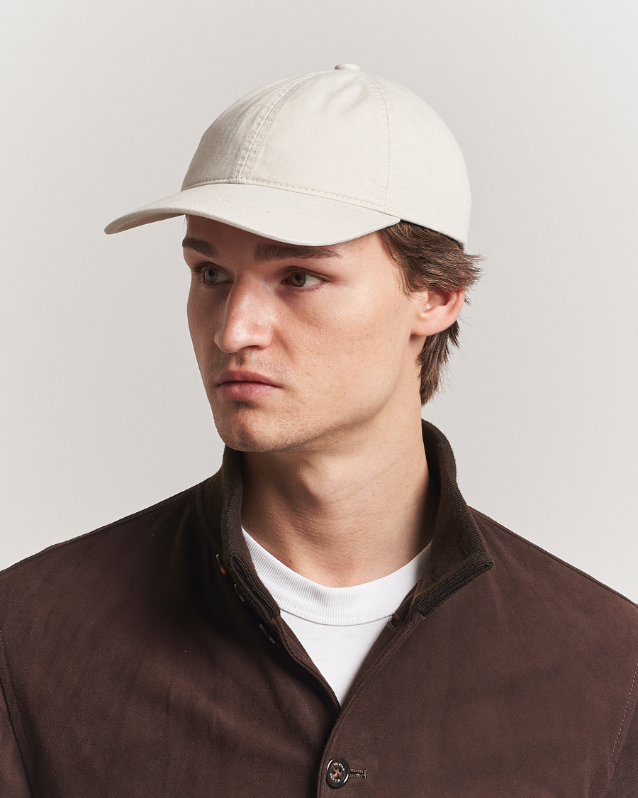 Herren | Hüte & Mützen | Varsity Headwear | Washed Cotton Baseball Cap Light Beige
