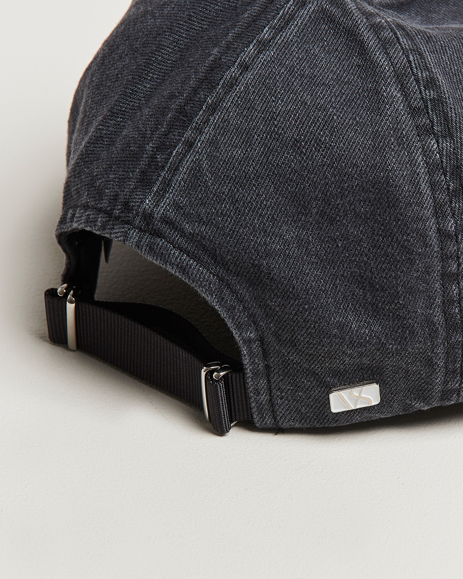 Herren | Hüte & Mützen | Varsity Headwear | Washed Denim Baseball Cap Black