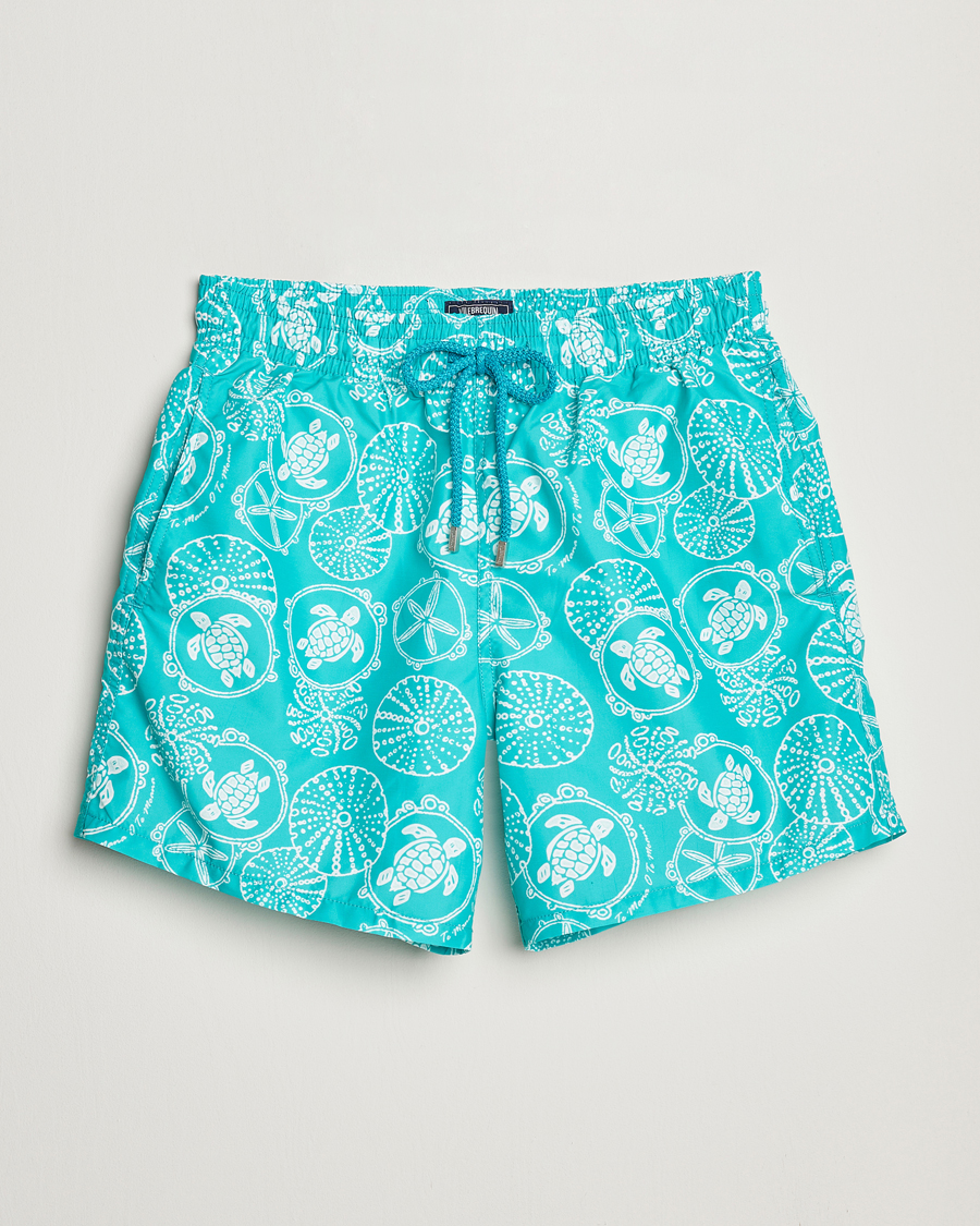Herren | Badehosen | Vilebrequin | Moorea Swimshorts Vert Disco