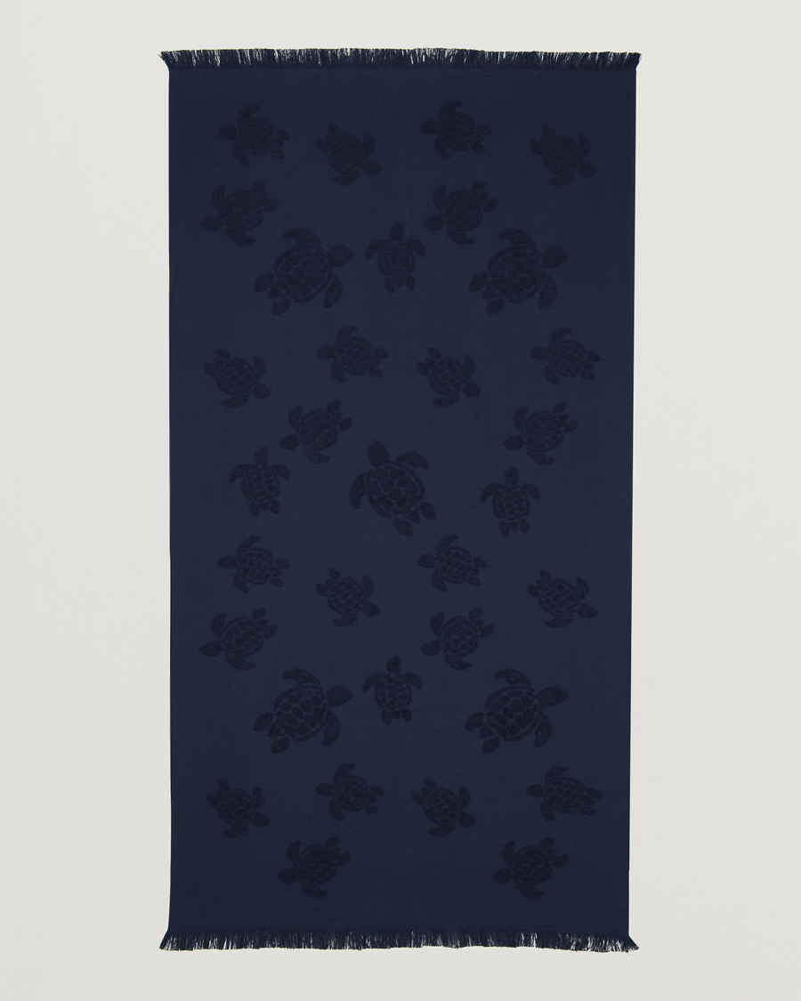 Herren | Textilien | Vilebrequin | Santah Organic Cotton Towel Bleu Marine