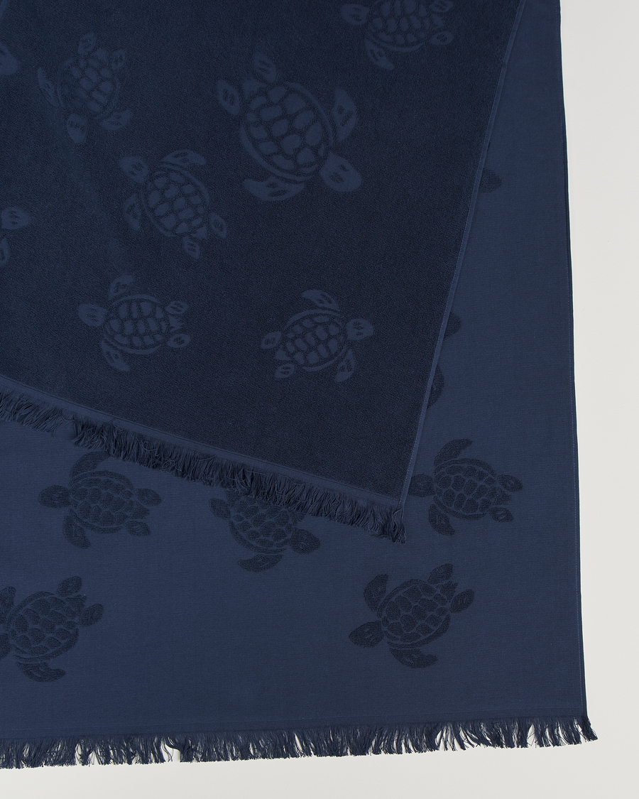 Herren | Textilien | Vilebrequin | Santah Organic Cotton Towel Bleu Marine