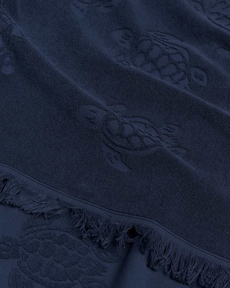 Herren | Textilien | Vilebrequin | Santah Organic Cotton Towel Bleu Marine